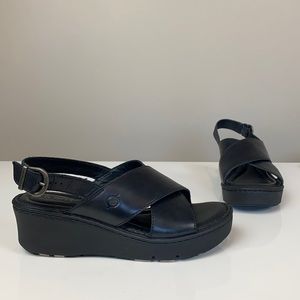 Born Malheur Slingback Platform Sandal Size 6